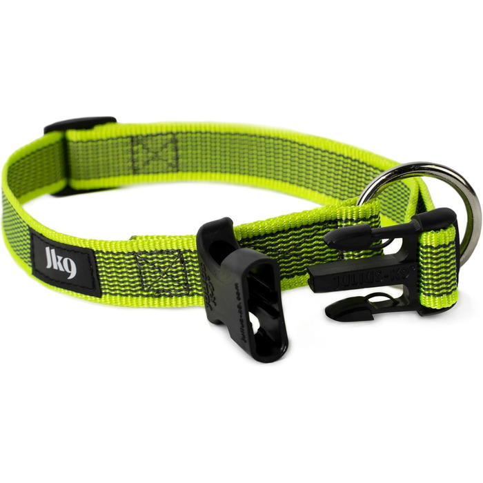 Нашийник для собак JULIUS K-9 200HA-K-2015 серії Color & Gray, чорно-сірий, регульований, 50 мм, 49-70 см (без ручки)