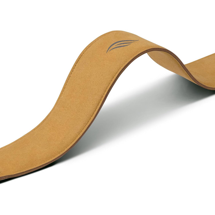 Магнітний ремінь для гітари, басу та укулеле ENYA – Швидке закриття, регулюється однією рукою, з імітацією шкіри (Жовтий)