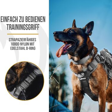 Нашийник для собак OneTigris з металевою застібкою Ranger Green (S, Grey)