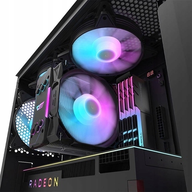 Корпус для комп'ютера Darkflash DK352 Plus Midi Tower ATX, чорний, з вікном