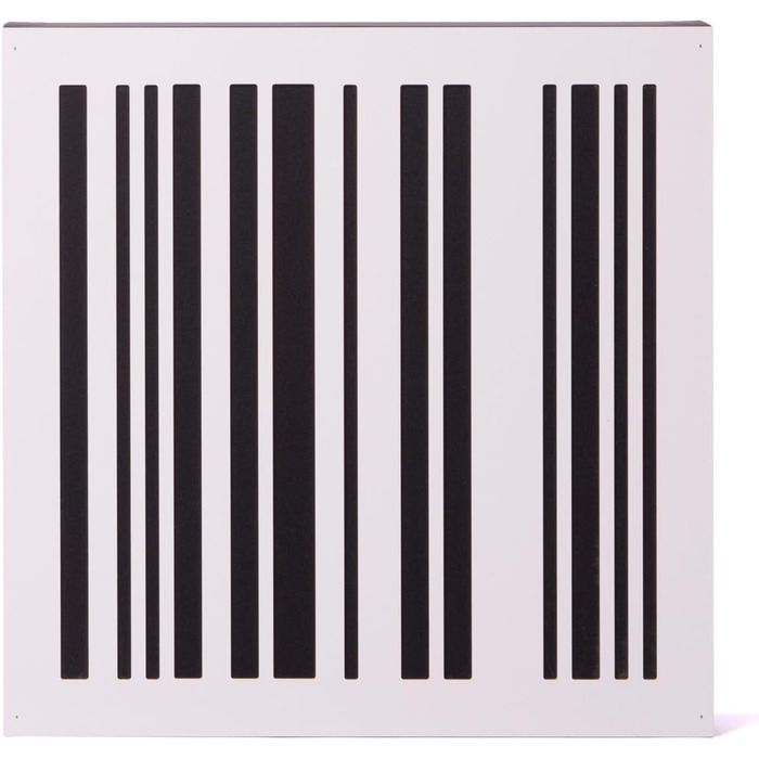 Акустична панель Bluetone Acoustics Slat AbFuser для звукоізоляції та дифузії звуку, абсорбер (50x50x6 см, білий)