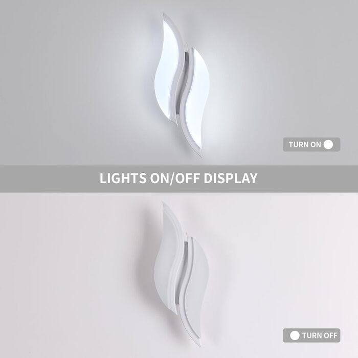 LED настінний світильник Dorlink для дому: спальня, вітальня, коридор. Сучасний дизайн Art Deco, тепле біле світло (12W)
