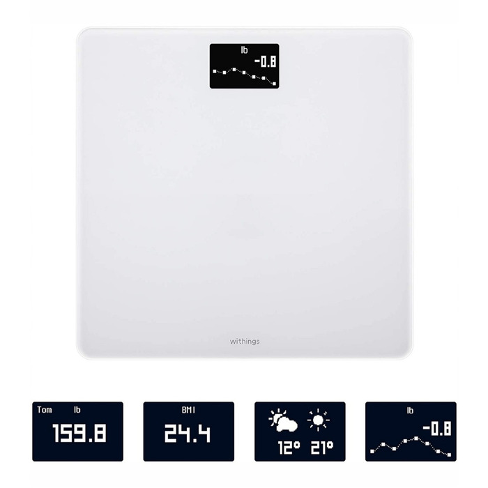 Ваги для ванної Withings Body – ваги з вимірюванням ІМТ (білі)