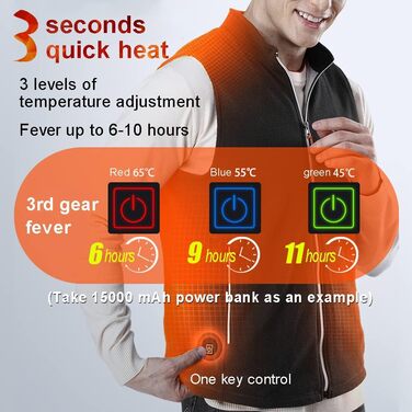 Електрична гріюча жилетка для жінок та чоловіків, тепла жилетка з флісу, USB, для піших прогулянок, велоспорту, полювання, XL