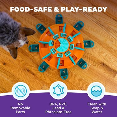 Іграшка-головоломка для собак Outward Hound Nina Ottosson Tower of Treats Level 4, Оранжева