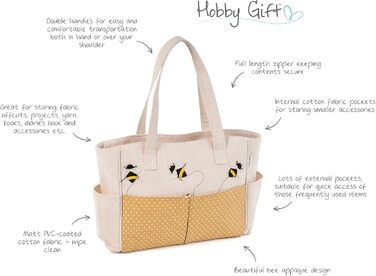 Crafting Kit, Cotton, Bee, 13 x 36 x 31cm