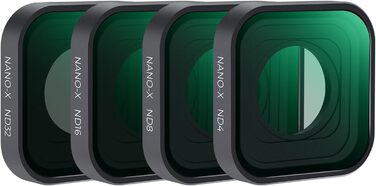 Набір фільтрів ND K&F Concept для GoPro Hero 13 Black (ND4, ND8, ND16, ND32) - 4 шт.