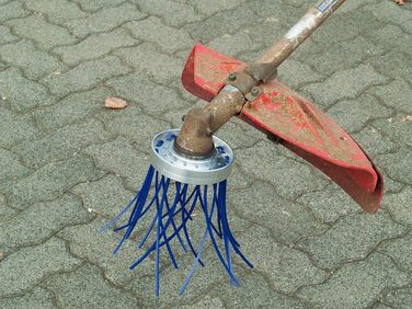 Ratioparts Wildkrautbürste 25.4 mm Ø-boring 18 wires for brush cutter - trimmer OCTO Pro, Blue