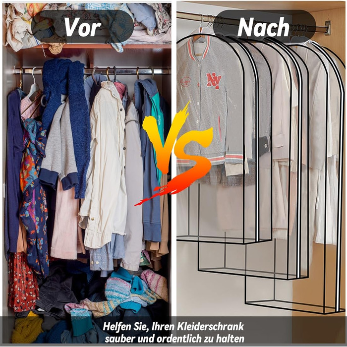 Прозорі мішки для одягу 2 шт. 110x60x25 см - захист та зберігання одягу під час подорожей