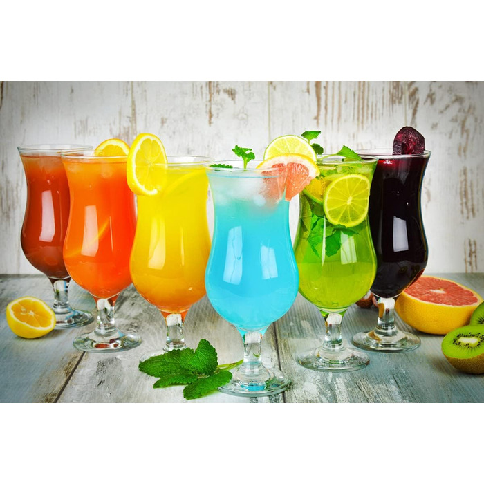 6 шт. склянок для коктейлів Sendez, 480 мл, Long Drink, склянка для напоїв