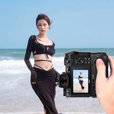 Грип батарей для камер Nikon Z6II та Z7II (сумісний з MB-N11), синхронізація всіх функцій, вміщує 2 акумулятори EN-EL15C, для вертикальної зйомки