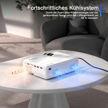 Міні проектор XuanPad A-24000L: WiFi, Bluetooth, 1080P, Підтримка HDMI, USB, AV, для iPhone/Android