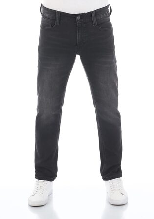 Джинси чоловічі MUSTANG Oregon Slim Fit сині (W28-W40, 32L, Black Denim 881) - Оригінал
