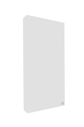 Акустична панель Addictive Sound Schallabsorber Wand Standard для стін та стелі, звукопоглинаюча панель класу A зі звукоізоляційною ватою, 100x50x11 см, світло-сірий