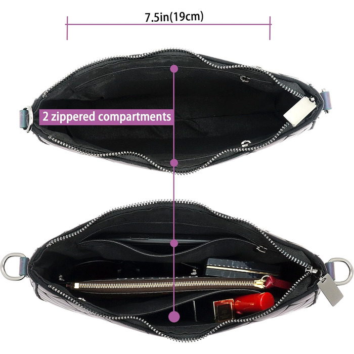 Геометричний гаманець жіночий світловідбиваючий, сумка кросбоді Geometrisches Portemonnaie (Cb-03 Small)