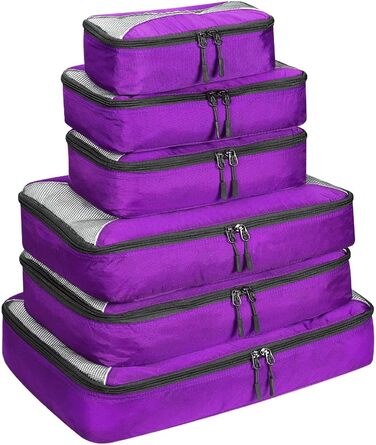 Органайзери для валізи G4Free: набір кубиків для подорожей (3/6/7 шт.)