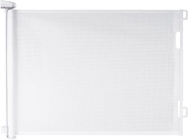 Захисне ворота для дитячих воріт, розтягуване 0-140 см, захист для дитини та домашніх тварин. Підходить для сходів, дверей, тераси (білий)