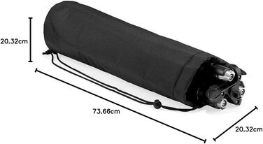 Алюмінієвий компактний штатив Manfrotto Element MII з кулею та сумкою для DSLR, бездзеркальних та компактних камер, синій