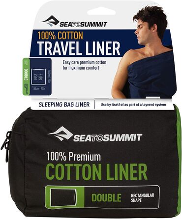 Sea to Summit Premium Cotton Recycled Travel Liner Sleeping Bag