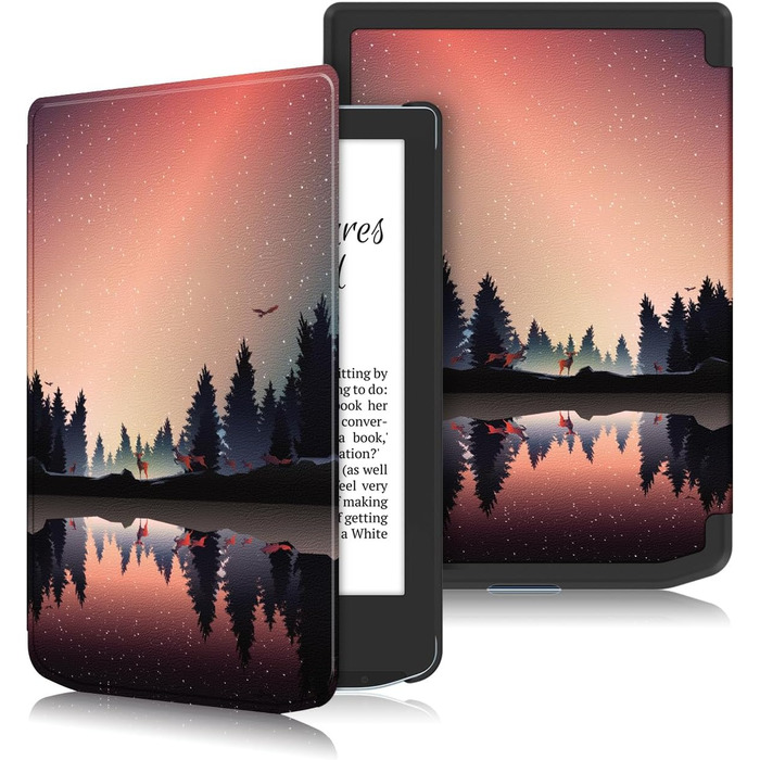 Чохол для Pocketbook Verse PB629 / Verse Pro PB634: Flip-Cover з авто. функцією сну/пробудження (дим.)