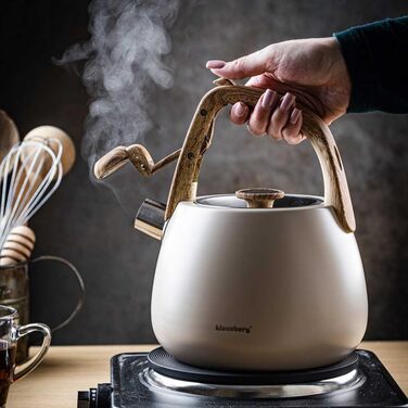 Чайник зі сталі 2.5L Induktion (Крем)