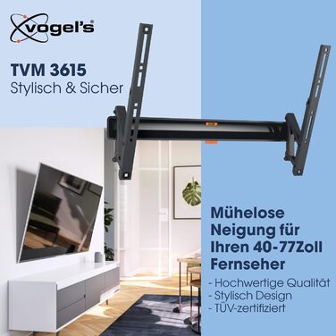 Настінна кріплення для телевізора Vogel's Comfort TVM 3415, 32-65 дюймів, до 25 кг, VESA 400x400
