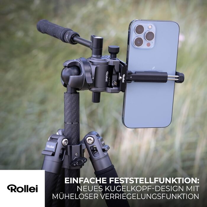 Карбоновий відеоштатив Rollei Easy Traveler Video: навантаження 4,5 кг, висота 164 см, ультралегкий та компактний
