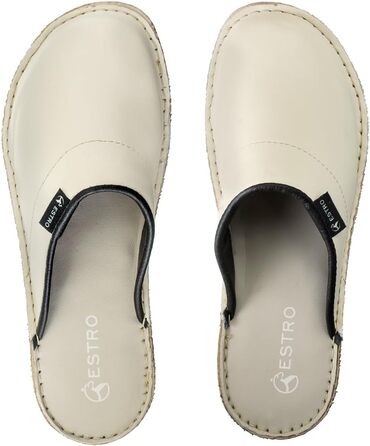 ESTRO Фетрові тапочки для жінок, домашні тапочки з антиковзкою підошвою, F03 (41 EU, Бежевий)