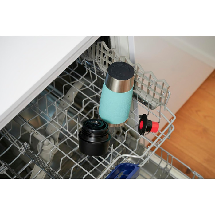 Термокружка Emsa Travel Mug Classic, 360 мл, Mintgrün, з рукавом, 4 год гаряче, 8 год холодне, 100% герметична