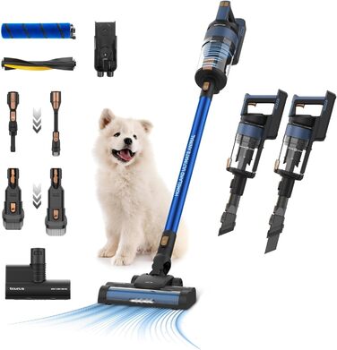 Електричний акумуляторний підмітач Taurus Homeland Ultimate Animal HVCA7296B, метал та пластик, синій та чорний