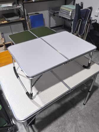 Складаний столик - білий: багатофункціональний, для дому, відпочинку, кемпінгу