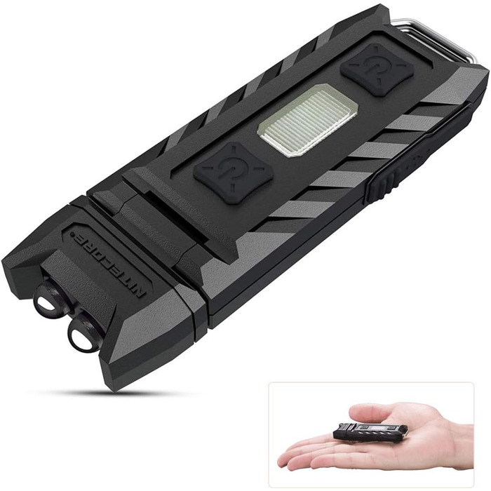 Ліхтар Nitecore Thumb 85 люменів, USB зарядка, регульована голівка