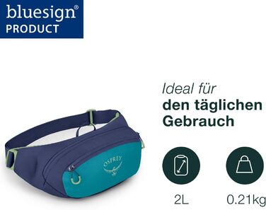 Рюкзак Osprey Europe Unisex Fassungsvermögen 2L - Moody Burgund (Унісекс, 2L)