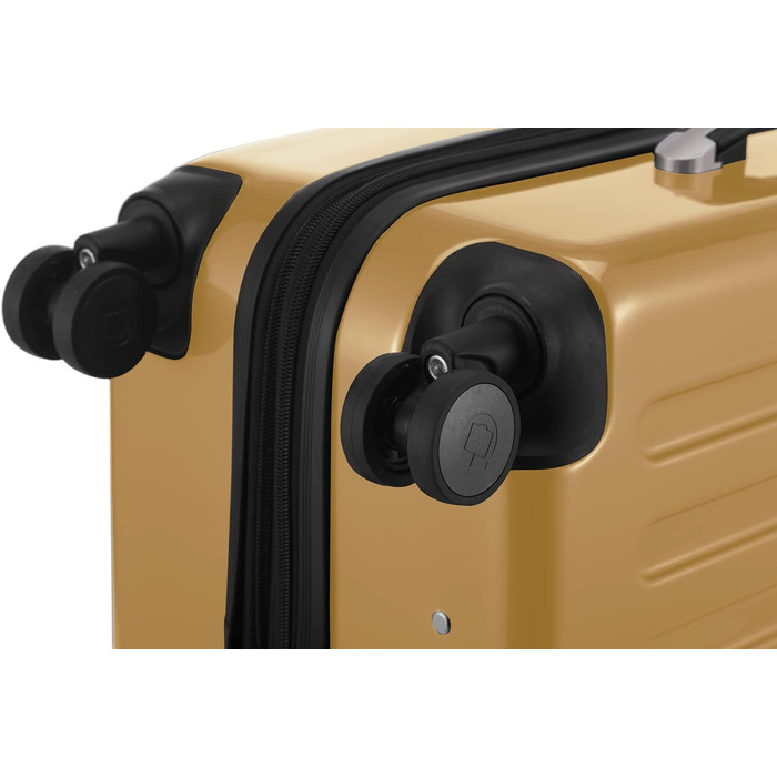 Чемодан ALEX Hartschalen - валіза-тележка, валіза для подорожей, 74 л (Колір осіннього золота, 75 см)