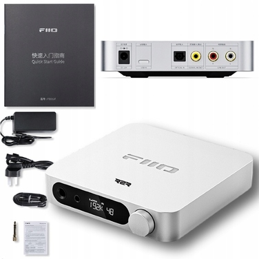 Настільний підсилювач для навушників FiiO K11 R2R - сріблястий