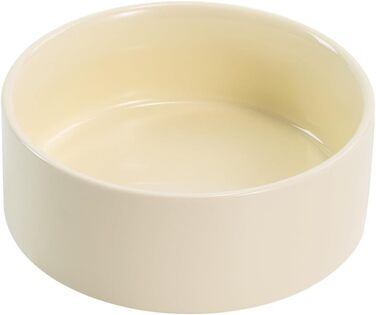 Керамічна миска для собак та котів SpunkyJunky, 400 мл, бежева