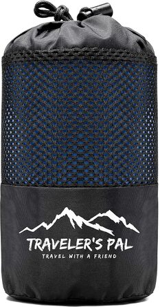 Traveler's Pal Hüttenschlafsack made from 100% Duraweave - Sleeping bag with side and foot zipper - Lightweight and thin insert summer sleeping bag, breathable and skin-friendly