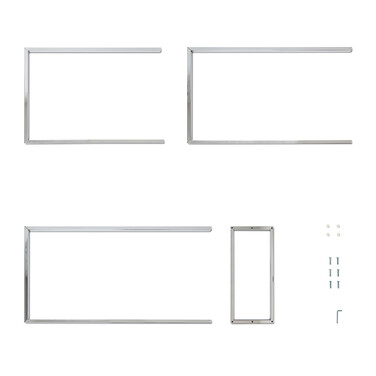Relaxdays Towel Rack Stainless Steel