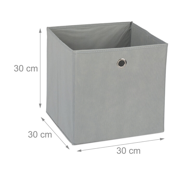 Relaxdays Fabric Storage Boxes - Set of 2