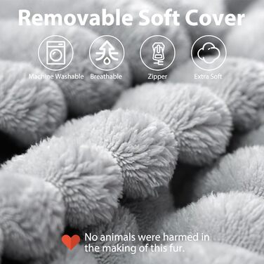 Подушка для спини ENITYA для читання та відпочинку в ліжку, сірого кольору