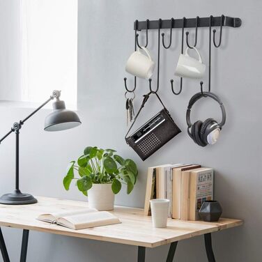 AJART Coffee Cup Hook Shape Hand-Forged (43.2 cm), Free and very flexible for utensil holder