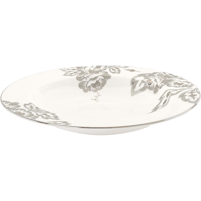 Lenox Floral Waltz Placemats, Set of 5. Lenox, Floral Waltz (Floral Waltz), fine china pasta/soup bowl, white