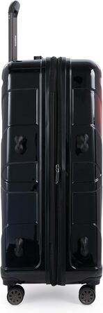 Чохол-валіза Suitline з жорстким корпусом, XL, 76 см, 96-110 літрів, ABS, матовий, червоний (Neon Red), з TSA-замком