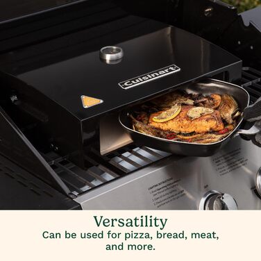 Набір для піци на грилі Cuisinart CPO-700, піч для піци на гриль, комплект для приготування піци на відкритому вогні