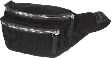 Валіклад Набір з 2 бананки/поясна сумка на пояс для жінок та дівчат, зелений (чорний)