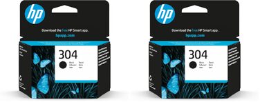 Оригінальний картридж HP 304 чорний, стандартний (набір 2 шт.)