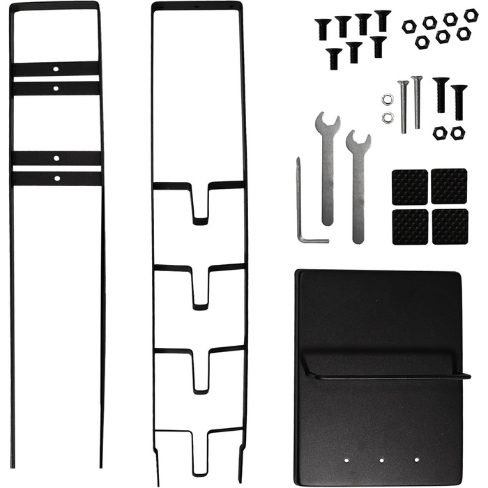 Підставка для акумуляторного пилососа, ручного пилососа, підлогого пилососа: аксесуари, станція зарядки, без свердління, чорний колір