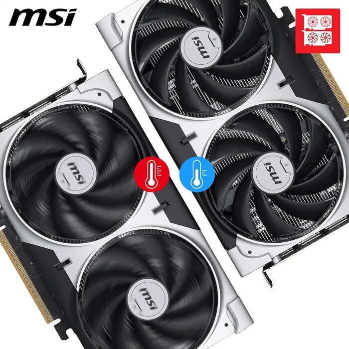 Відеокарта MSI GeForce RTX 5050 VENTUS 2X OC 8GB GDDR6, PCIe 5.0