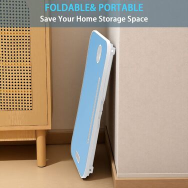 Зручний столик-підставка для ноутбука та їжі в ліжко/на диван (Blue)