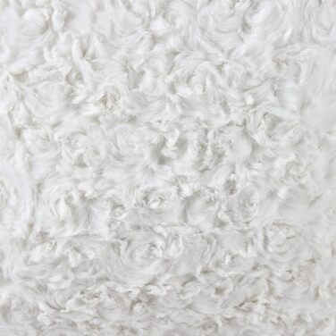 NIULAA White Faux Fur Pillow Covers 45x45 2-Pack - Luxurious Plush Cushion Covers for Sofa, Living Room, Bedroom